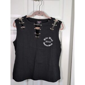 Twin Motorcycle Apparel Death Or Glory Black Chain Shirt XL